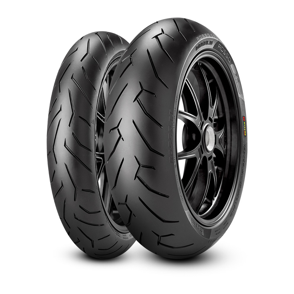 Мото ZR17 120/70 Pirelli Diablo Rosso II 58W TL задняя