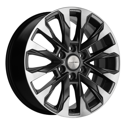 Диск литой 8.0х20 6x139.7 ЕТ25 dia 106.1 KHOMEN KHW2010 (20_LC  Prado) GRAY-FP KHW104153