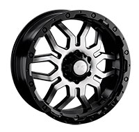 Диск литой 7.5x17 6x139.7 ET30 dia 106.1 LS LS1285 BKF
