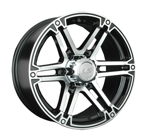 Диск литой 8.0x17 6x139.7 ET10 dia 110.5 LS LS473 BKF