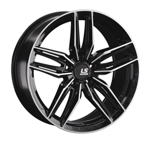 Диск литой 8.0x18 5x112 ET40 dia 66.6 LS LSRC54 BKF