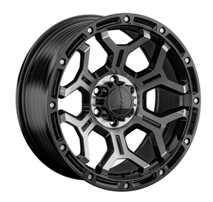 Диск литой 9.0x17 6x139.7 ET15 dia 106.1 LS LSRC68 BKF