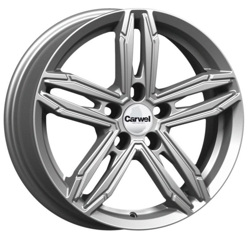 Диск литой 6.5x16 5x114.3 ET45 dia 67.1 Carwel Нева 256 SB