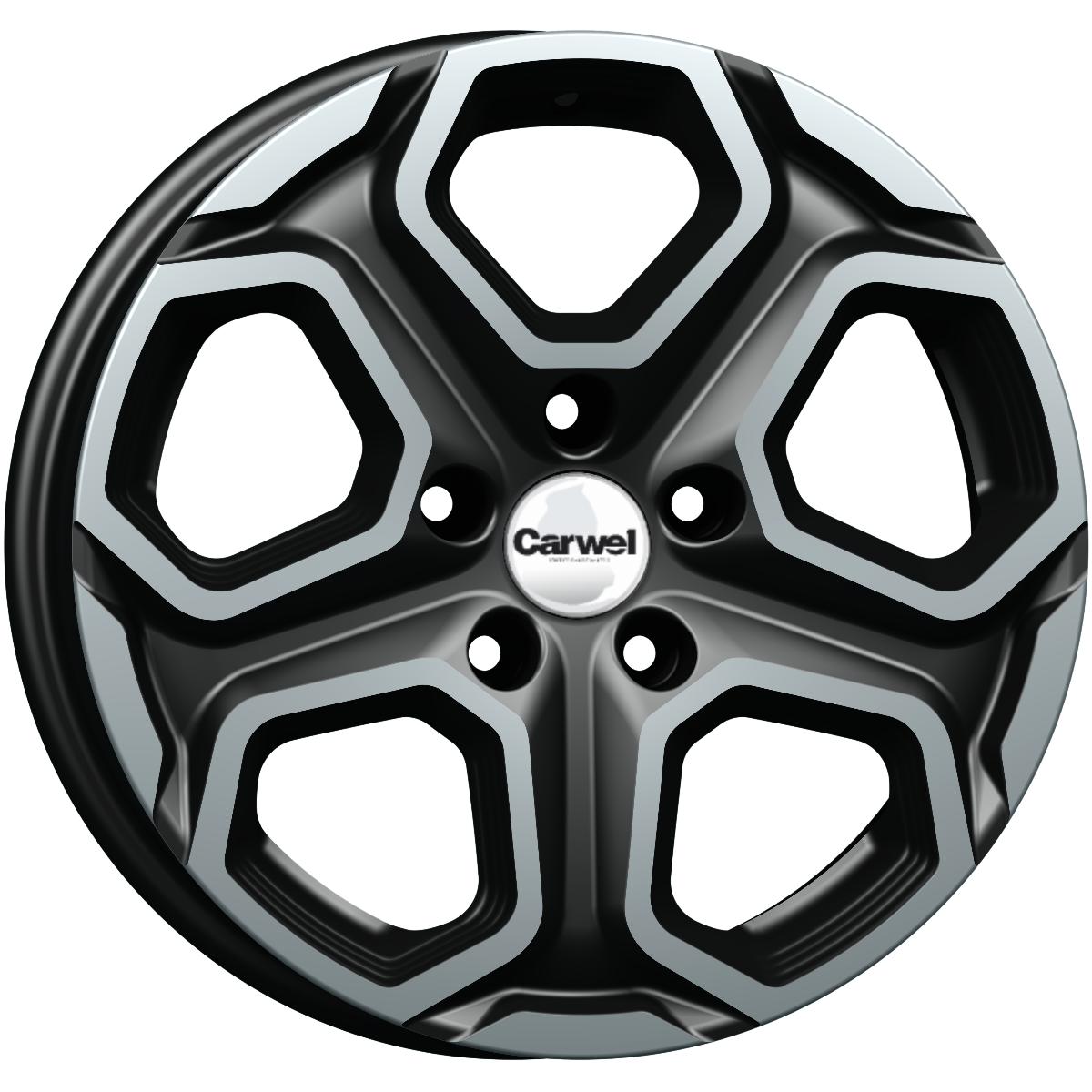 Диск литой 6.5x16 5x114.3 ET50 dia 66.1 Carwel Бала 241 AB