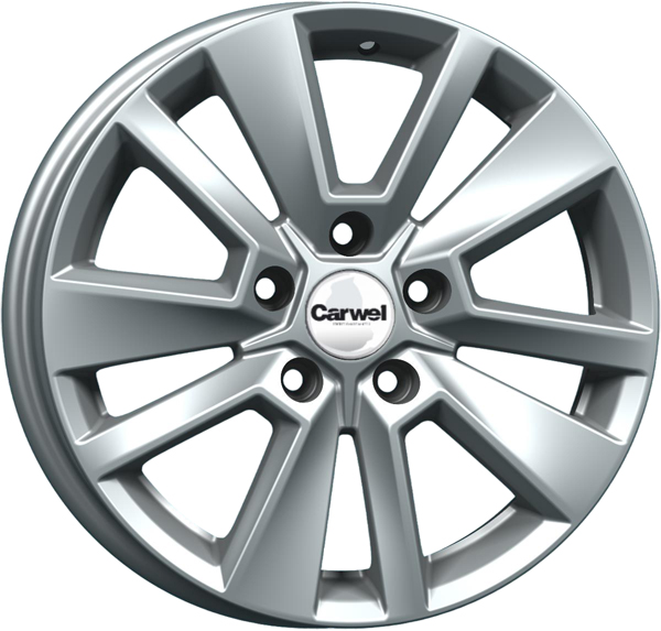 Диск литой 6x16 5x114.3 ET43 dia 67.1 Carwel Варш 243 SB