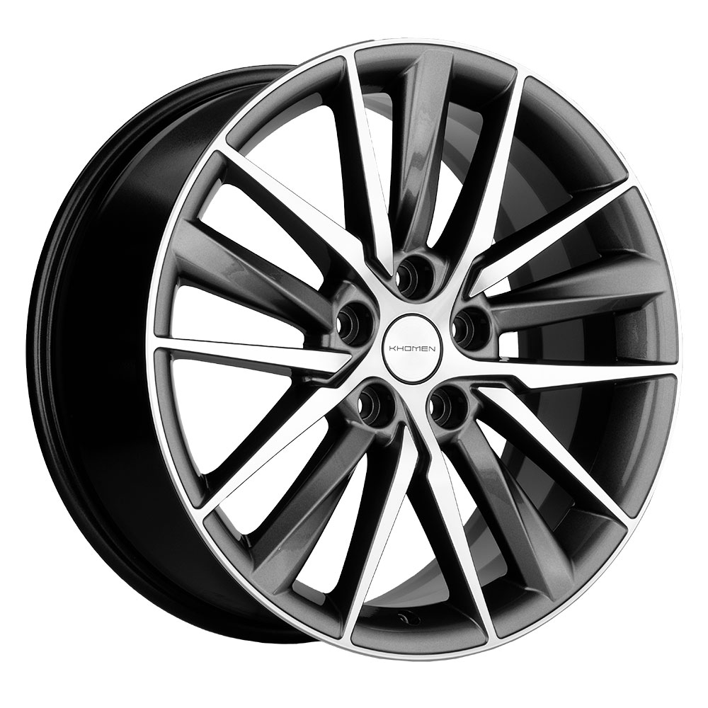 Диск литой 8.0x18 5x114.3 ET45 dia 60.1 KHOMEN KHW1807 GRAY-FP