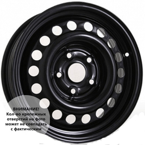 Диск штампованный 6.5x16 5x114.3 ET45 dia 60.1 TREBL (TOYOTA COROLLA IV / AURIS/CAMRY) 7865T Black