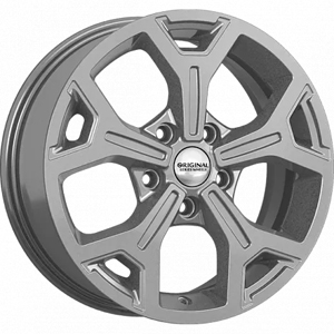 Диск литой 6.5x16 5x114.3 ET50 dia 66.1 Skad KL-318 графит