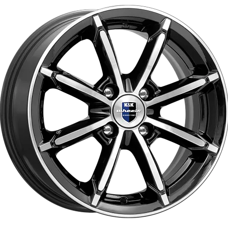 Диск литой 6.0х14 4x100 ЕТ30 dia 67.1 K&K Sportline  (КС603-01) алмаз черный 13598