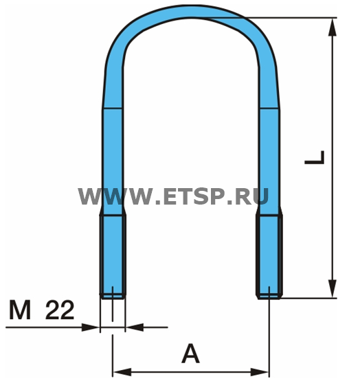 Стремянка рессоры BPW 22x150x300x1,5 28239E Стремянка рессоры BPW 22x150x300x1,5 28239E