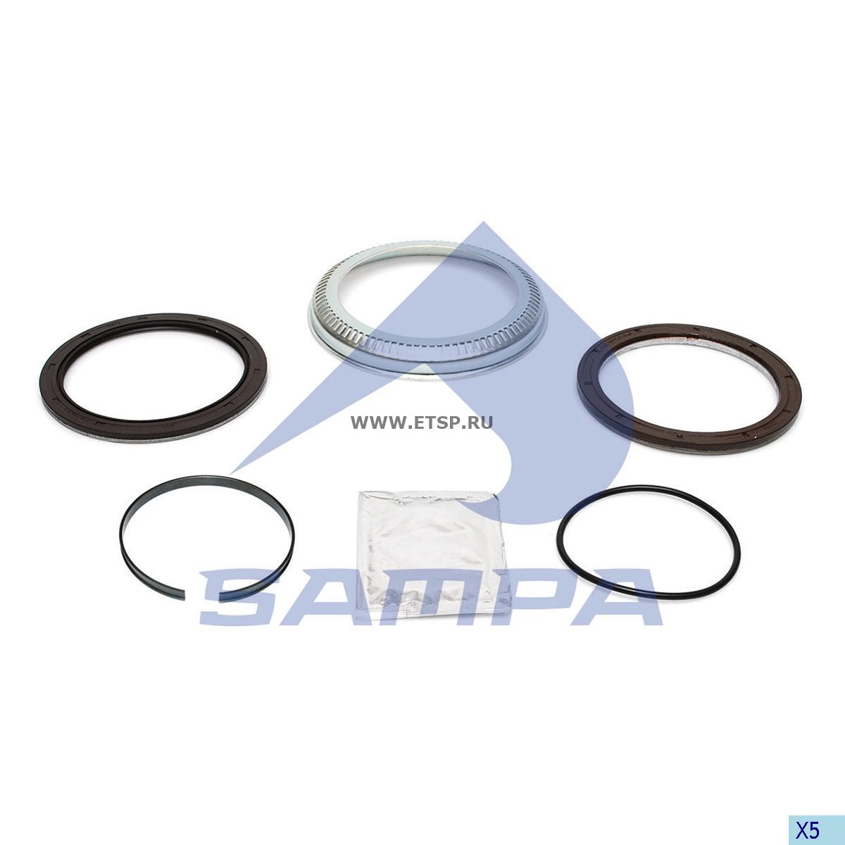 Р/к ступицы  сальники+упл.кольца+смазка SAF 075614