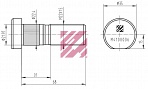 Шпилька кол M22x1.5x77 075198 Шпилька кол M22x1.5x77 075198