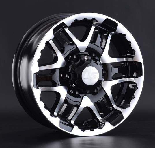 Диск литой 6.5x15 6x139.7 ET0 dia 106.1 LS 894 BKF Диск литой 6.5x15 6x139.7 ET0 dia 106.1 LS 894 BKF