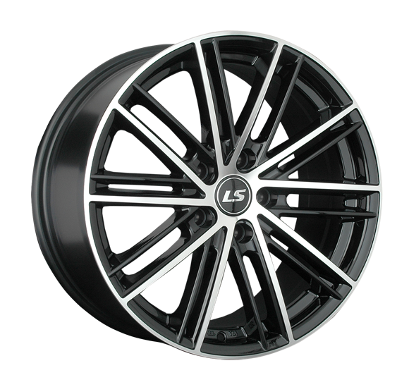 Диск литой 7.5x17 5x114.3 ET45 dia 73.1 LS LS480 BKF Диск литой 7.5x17 5x114.3 ET45 dia 73.1 LS LS480 BKF