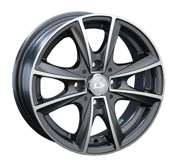 Диск литой 7.0x17 4x100 ET40 dia 60.1 LS LS231 GMF Диск литой 7.0x17 4x100 ET40 dia 60.1 LS LS231 GMF