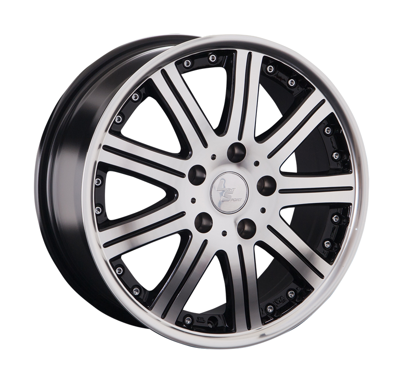 Диск литой 6.0x16 4x100 ET40 dia 73.1 LS LS826 BKF Диск литой 6.0x16 4x100 ET40 dia 73.1 LS LS826 BKF