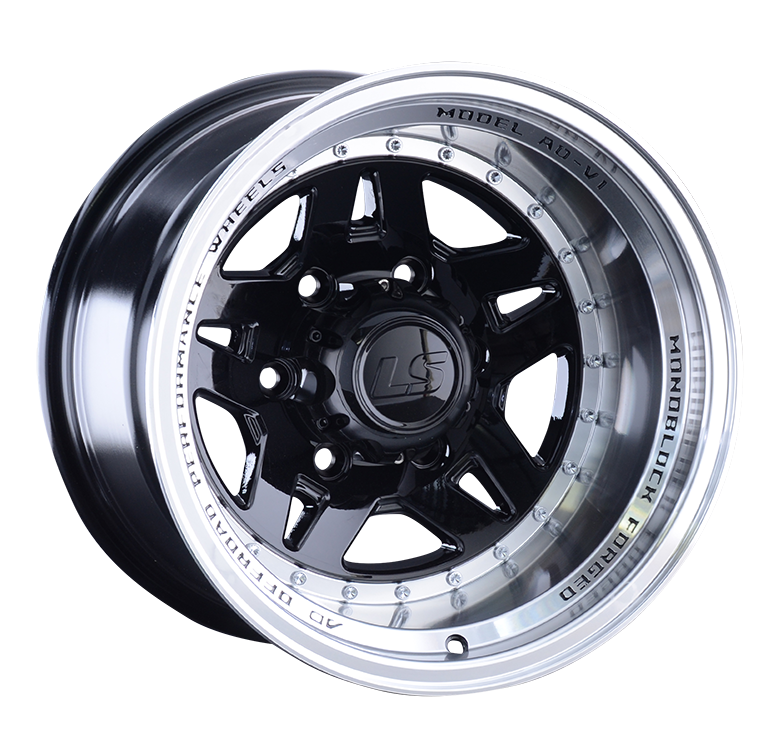 Диск литой 10.0x15 6x139.7 ET-44 dia 106.1 LS LS878 BKL Диск литой 10.0x15 6x139.7 ET-44 dia 106.1 LS LS878 BKL