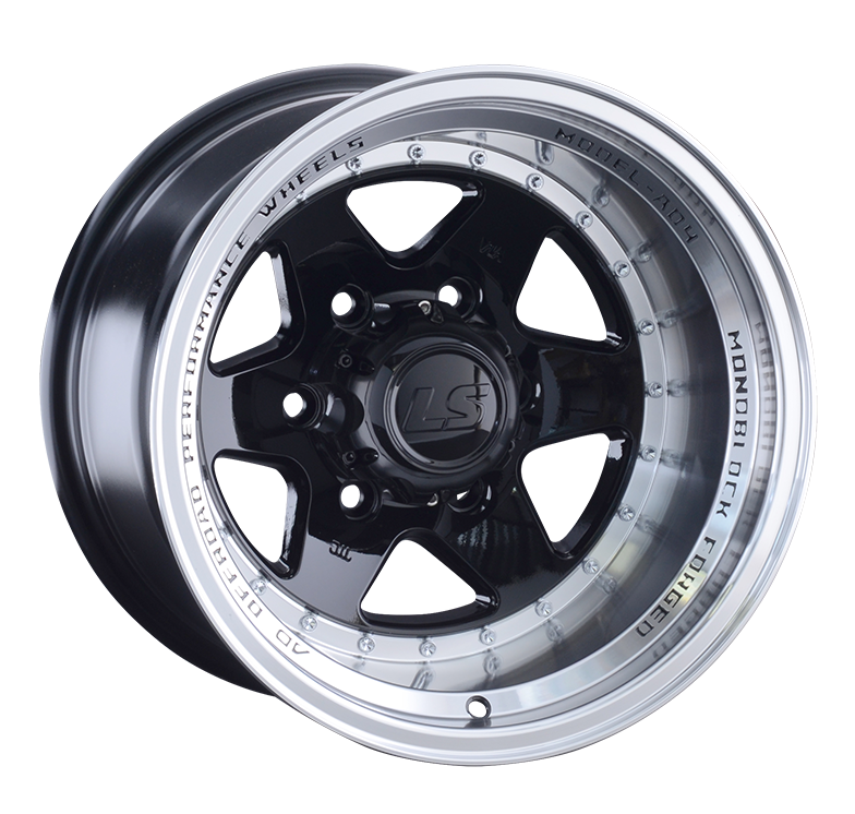 Диск литой 10.0x15 6x139.7 ET-44 dia 106.1 LS LS879 BKL