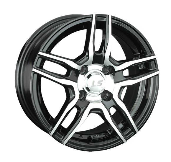 Диск литой 7.0x16 5x114.3 ET43 dia 73.1 LS LS569 BKF