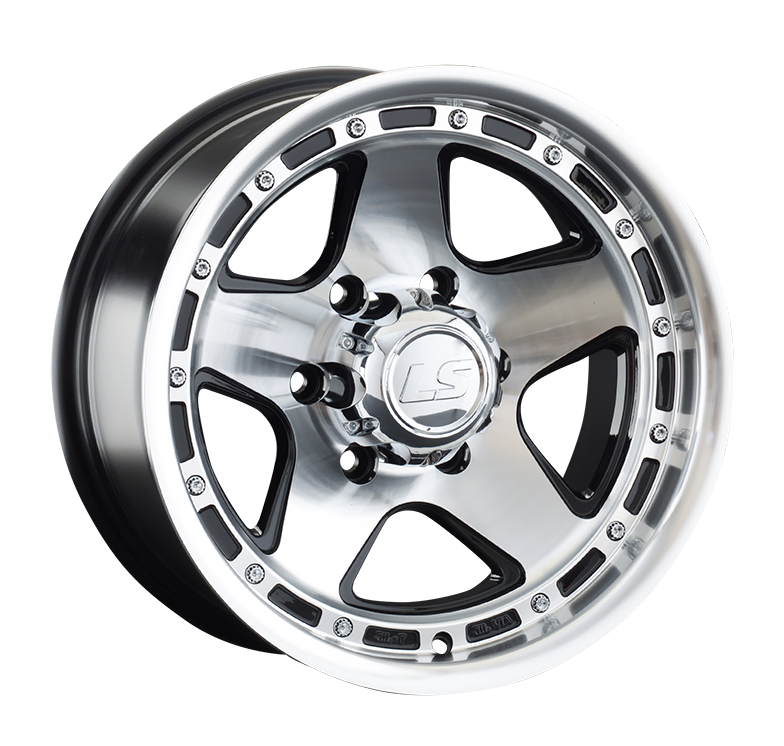 Диск литой 8.0x16 6x139.7 ET-10 dia 106.1 LS LS870 BKF