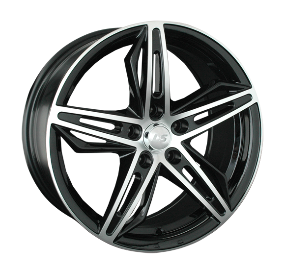 Диск литой 7.5x17 5x114.3 ET45 dia 73.1 LS LS756 BKF Диск литой 7.5x17 5x114.3 ET45 dia 73.1 LS LS756 BKF