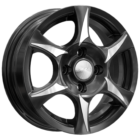Диск литой 5.0x13 4x114.3 ET45 dia 69.1 Skad Аэро алмаз 1650305