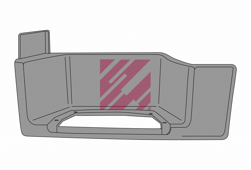 Корпус подножки L 18200040
