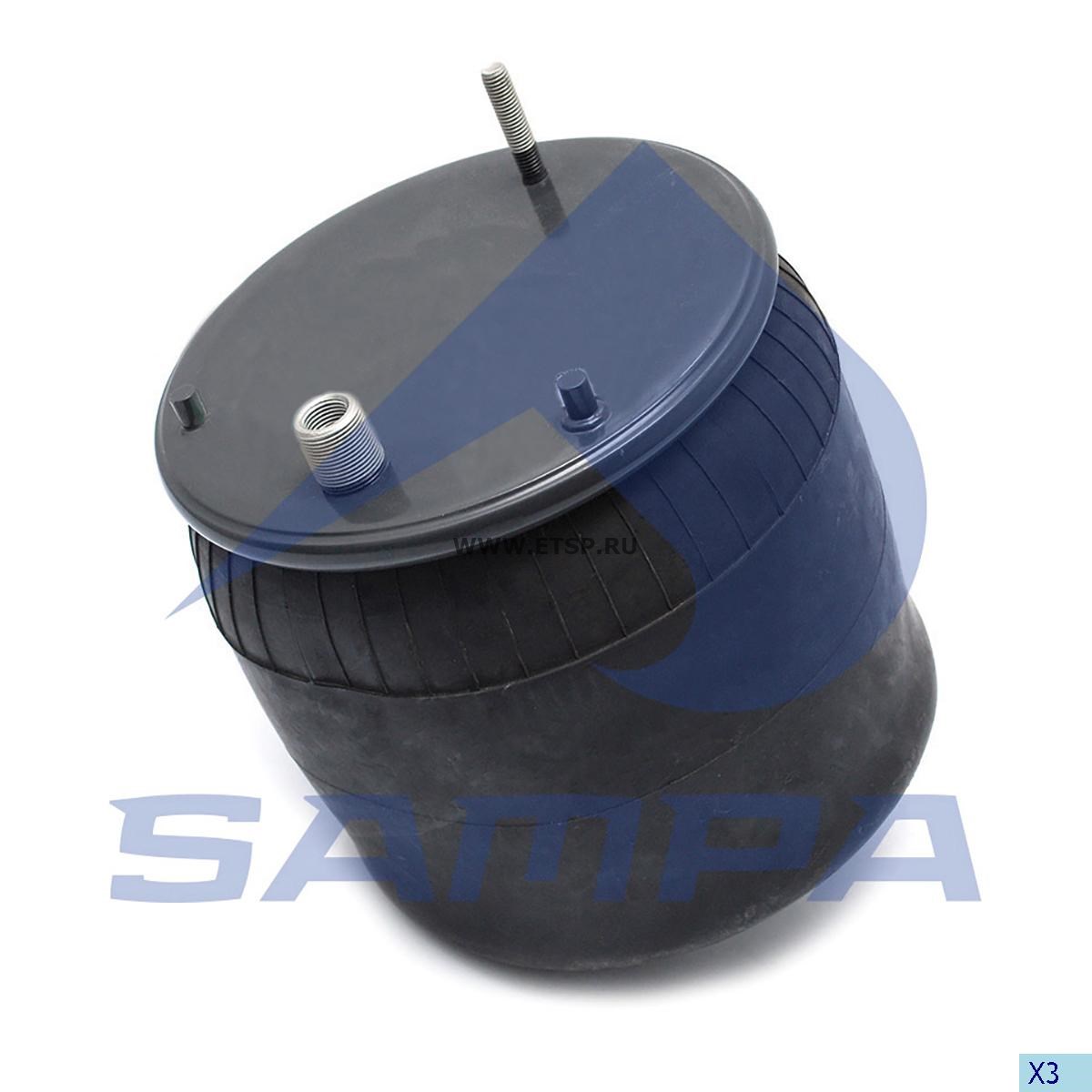 Пневморессора 2шп 1отв-шт. стакан метал Volvo FH SP554562K03