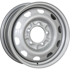 Диск штампованный 6.0x16 5x139.7 ET22 dia 108.6 Trebl LT2883D P Silver