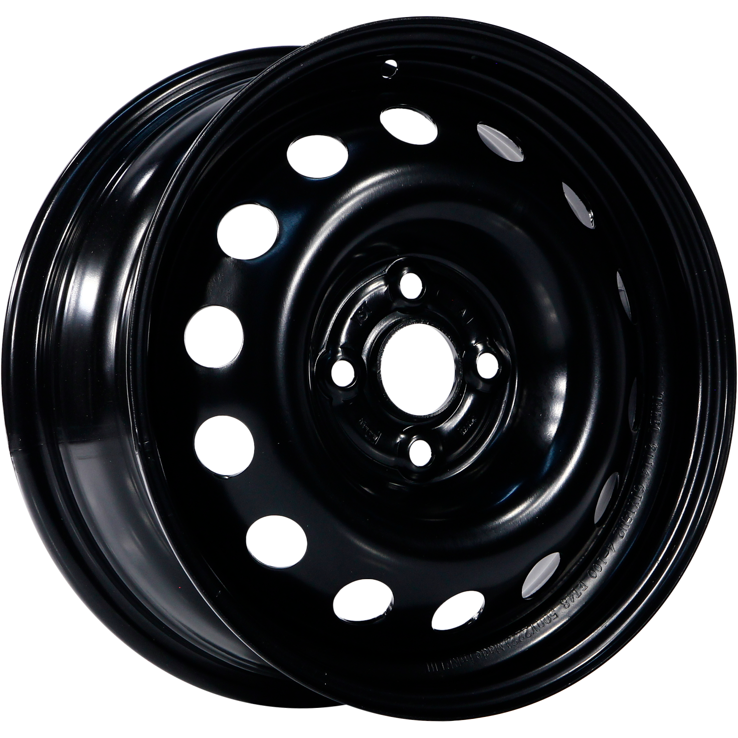 Диск штампованный 6.0x15 4x114.3 ET45 dia 67.1 Trebl 64E45H Black