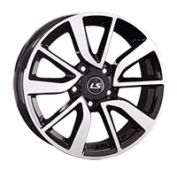 Диск литой 6.5x16 5x114.3 ET40 dia 67.1 LS LS1317 BKF Диск литой 6.5x16 5x114.3 ET40 dia 67.1 LS LS1317 BKF