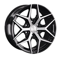Диск литой 8.0x17 6x139.7 ET36 dia 100.1 LS LS1303 BKF Диск литой 8.0x17 6x139.7 ET36 dia 100.1 LS LS1303 BKF