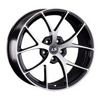 Диск литой 8.5x18 5x114.3 ET35 dia 67.1 LS LS845 BKF Диск литой 8.5x18 5x114.3 ET35 dia 67.1 LS LS845 BKF