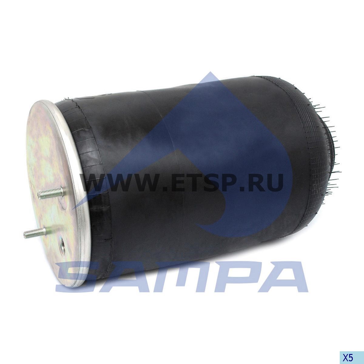 Пневморессора б/стак. H442, 2шп. M12, 1отв. M22 EXOVO 74022E