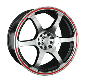 Диск литой 8.5x18 5x100 ET40 dia 73.1 LS LS544 BKFRL Диск литой 8.5x18 5x100 ET40 dia 73.1 LS LS544 BKFRL