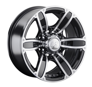 Диск литой 8.0x17 6x139.7 ET10 dia 107.1 LS LS766 BKF Диск литой 8.0x17 6x139.7 ET10 dia 107.1 LS LS766 BKF