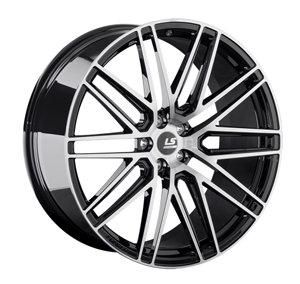 Диск литой 9.5x22 5x112 ET45 dia 66.6 LS LSFG12 BKF Диск литой 9.5x22 5x112 ET45 dia 66.6 LS LSFG12 BKF