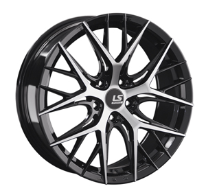 Диск литой 8.0x18 5x114.3 ET30 dia 60.1 LS LSRC57 BKF