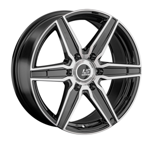 Диск литой 8.0x18 6x139.7 ET40 dia 75.1 LS LSRC62 BKF Диск литой 8.0x18 6x139.7 ET40 dia 75.1 LS LSRC62 BKF
