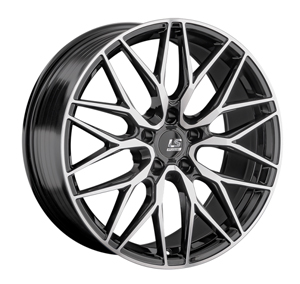 Диск литой 8.5x18 5x112 ET30 dia 66.6 LS LSRC70 BKF