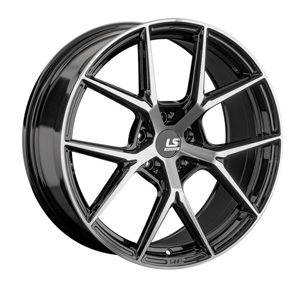 Диск литой 8.5x19 5x108 ET30 dia 65.1 LS LSRC78 BKF