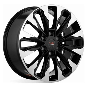 Диск литой 8.0x18 6x139.7 ET25 dia 106.3 LegeArtis TY572 BKF