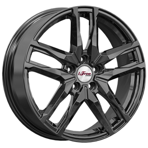Диск литой 6.5x18 5x114.3 ET50 dia 60.1 Ifree БОМБЕЙ BK