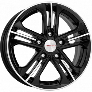 Диск литой 6.0x15 5x112 ET45 dia 66.6 K&K Trinity алмаз черный