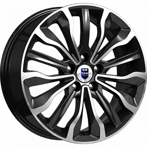 Диск литой 6.5x17 5x114.3 ET50 dia 66.1 K&K Атакама алмаз черный