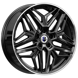 Диск литой 7.0x19 5x115 ET45 dia 70.2 K&K Колумб алмаз черный