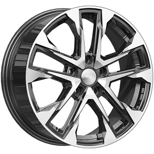 Диск литой 7.0x17 5x100 ET38 dia 57.1 Skad АТАКОР алмаз