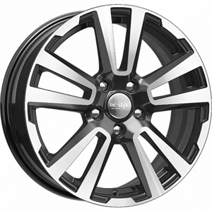 Диск литой 6.5x17 5x114.3 ET49 dia 67.1 K&K КС874 алмаз черный Диск литой 6.5x17 5x114.3 ET49 dia 67.1 K&K КС874 алмаз черный