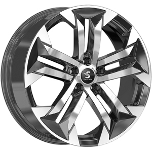 Диск литой 7.5x19 5x114.3 ET49.5 dia 67.1 Skad КР015 Diamond quartz