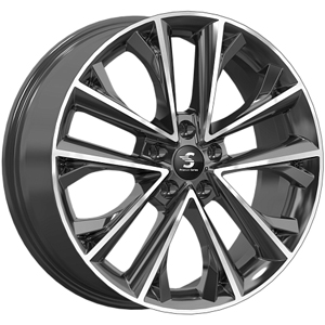 Диск литой 7.0x18 5x108 ET36 dia 65.1 Skad КР012 Diamond black gris